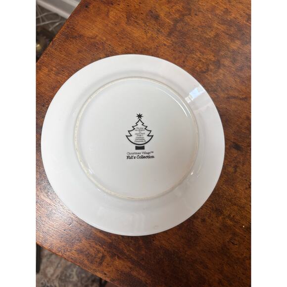 Cookies for Santa Ceramic Plate Hand Decorated Holiday Santa Plate Christmas Eve - Picture 3 of 4